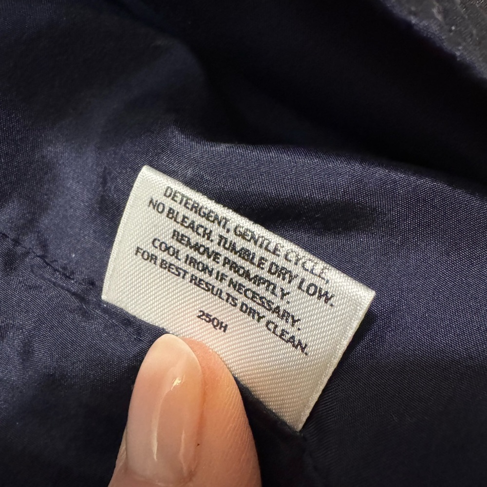 Eileen Fisher Navy Blue Open front Silk Jacket. Size 2X. EUC - Picture 11 of 14